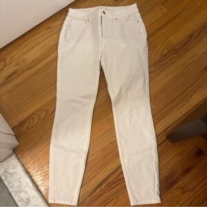White House Black Market Jeans Size 6 White Denim Stretch  The Skinny Ankle